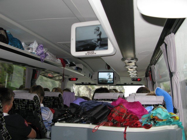 Перезд в Новрегию - атмосфера в автобусе