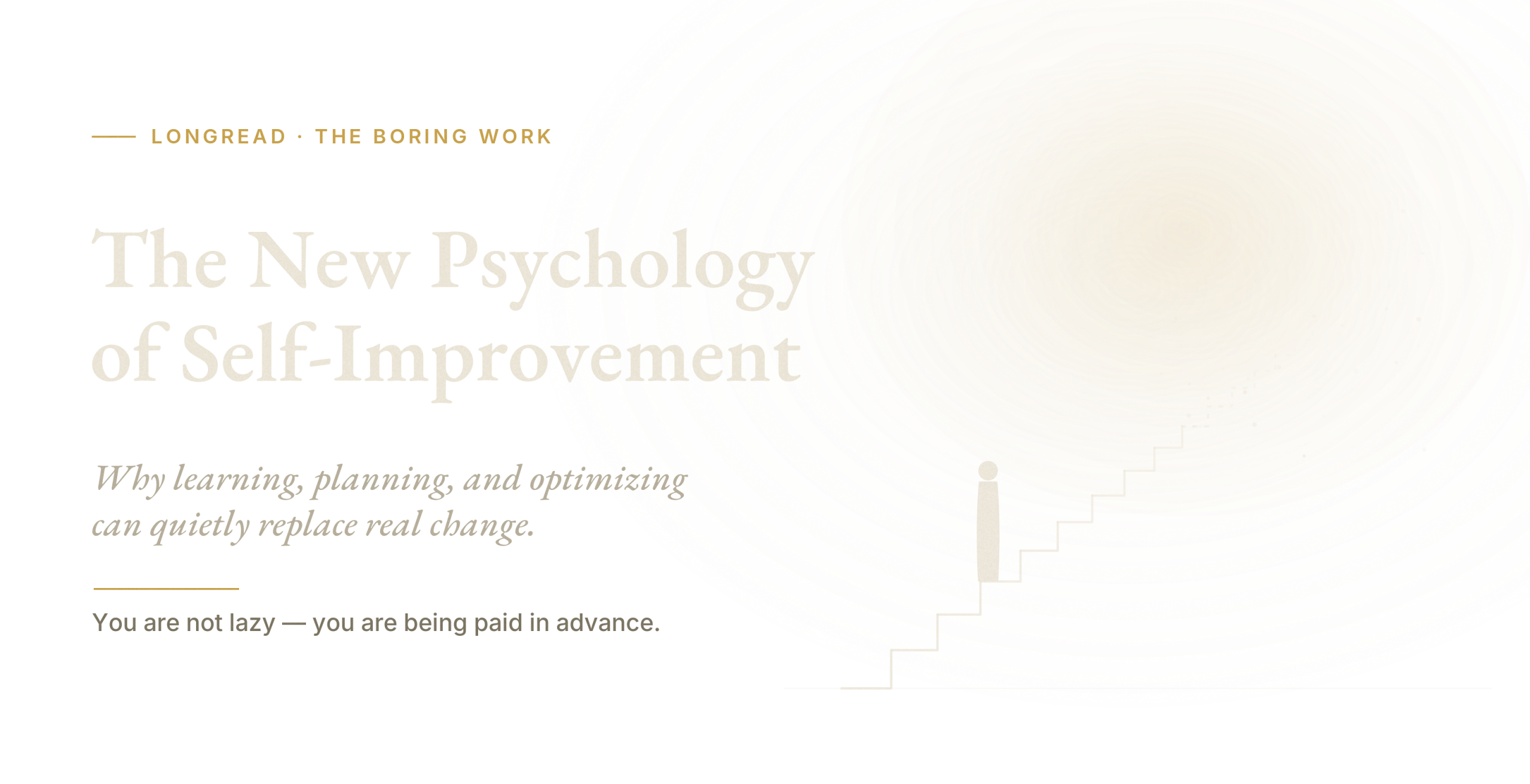 The New Psychology of Self-Improvement
