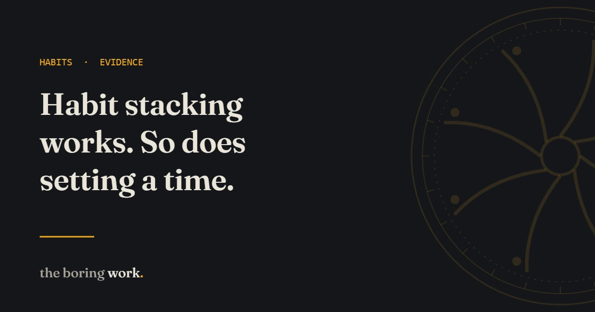 Does Habit Stacking Actually Work?