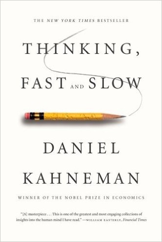 Thinking, Fast and Slow by Daniel Kahneman — cover